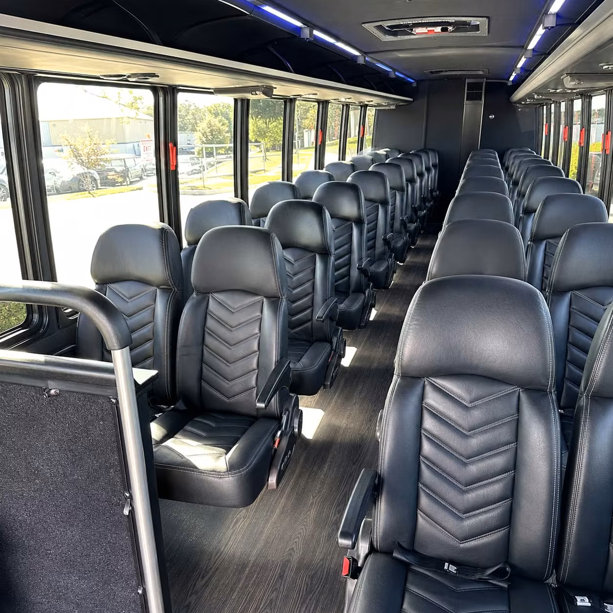 28 passenger minibus inside