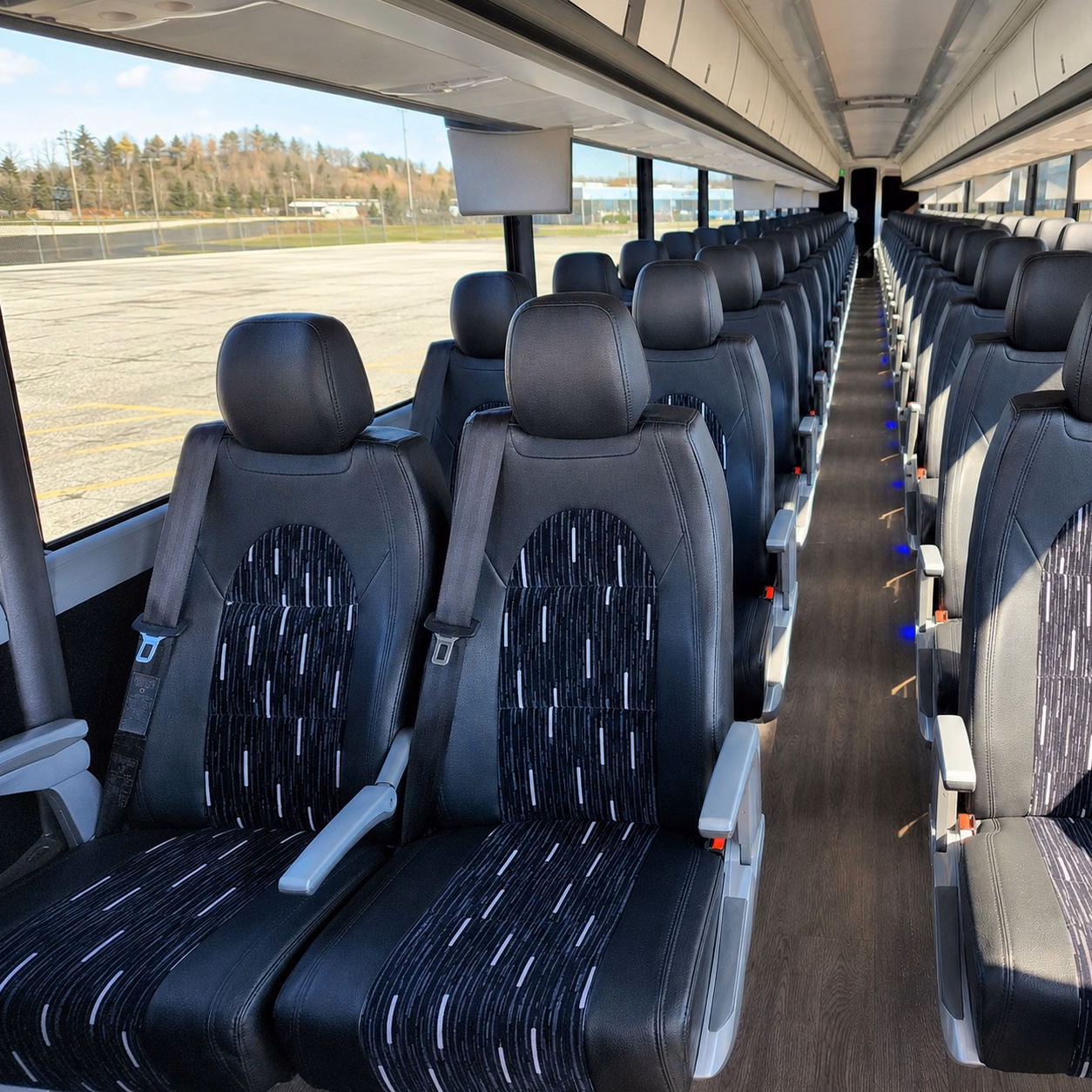 chandler charter bus interior